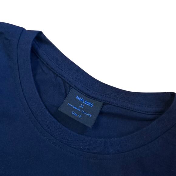 M Number Nine Marlboro Tee Navy - Picture 4 of 5